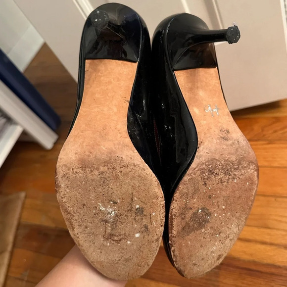 Stuart Weissman Open Toed Pumps Size 8.5 - Picture 2 of 4